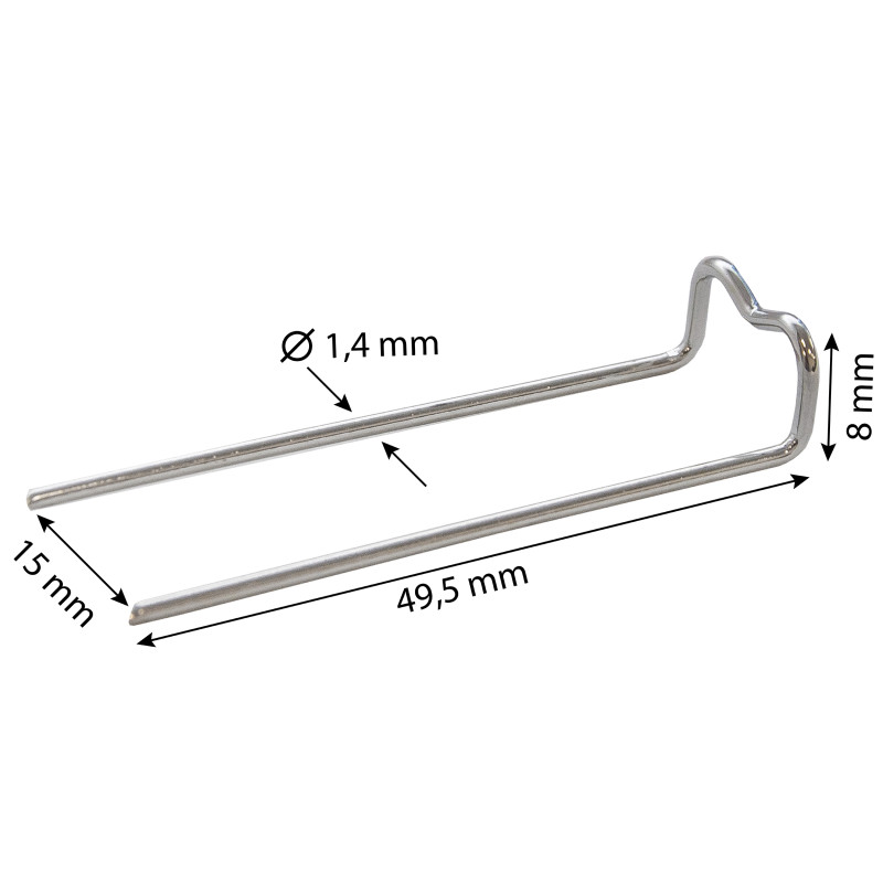 Szpilki do mocowania 50 szt. agrowłókniny roślin kołki uchwyty 49,5mm
