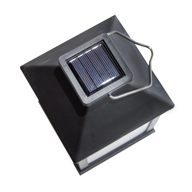 Latarnia solarna 10x19 cm latarenka ogrodowa stojąca wisząca