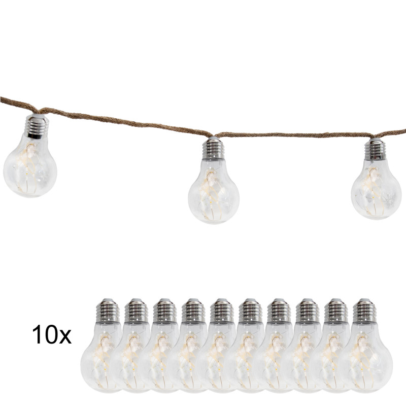 Girlanda Solarna BLUME Ogrodowa 10x Lampki Solarne Wiszące