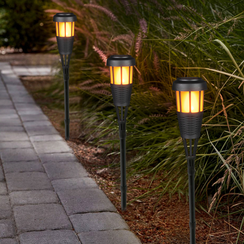 Pochodnia solarna 12,2x108cm lampa solarna z płomieniem