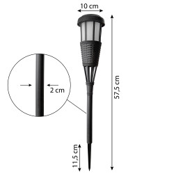 Pochodnia solarna 10x57,5cm...