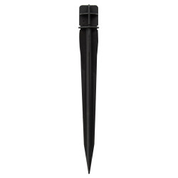 Latarnia solarna 9,5x38cm latarenka z uchwytem 2w1 wisząca stojąca