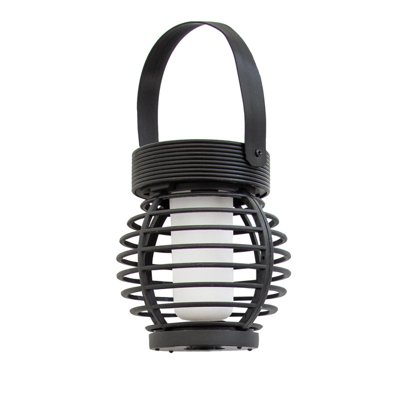 Latarnia solarna 9,5x38cm latarenka z uchwytem 2w1 wisząca stojąca