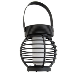 Latarnia solarna 9,5x38cm latarenka z uchwytem 2w1 wisząca stojąca