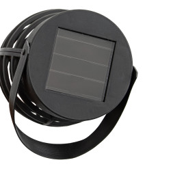Latarnia solarna 9,5x38cm latarenka z uchwytem 2w1 wisząca stojąca