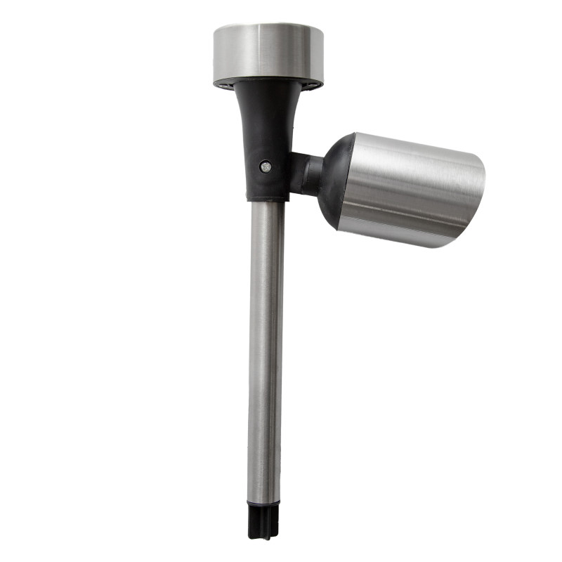 Lampa solarna srebrna punktowa led 5,5x36,5cm