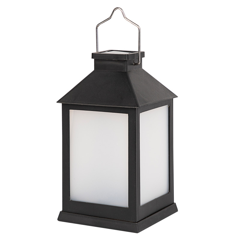 Latarnia solarna 10x19 cm latarenka ogrodowa stojąca wisząca - 3 sztuki