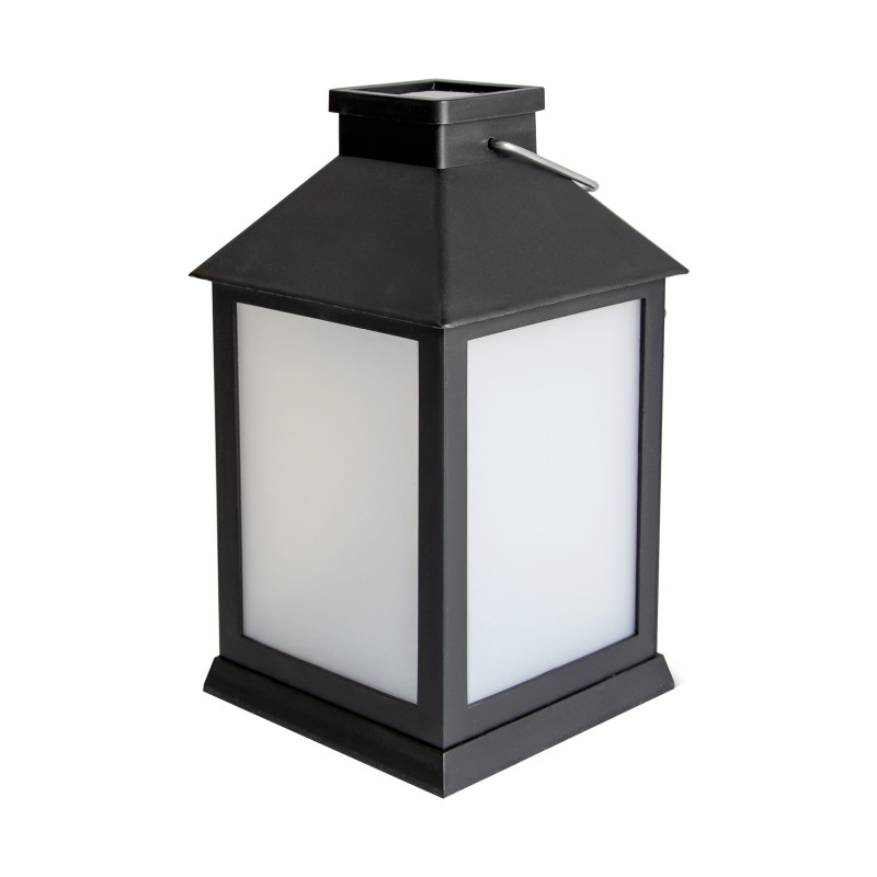 Latarnia solarna 10x19 cm latarenka ogrodowa stojąca wisząca - 6 sztuk