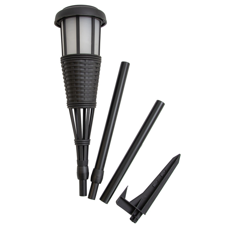 Pochodnia solarna 12,2x108cm lampa solarna z płomieniem - 3 sztuki