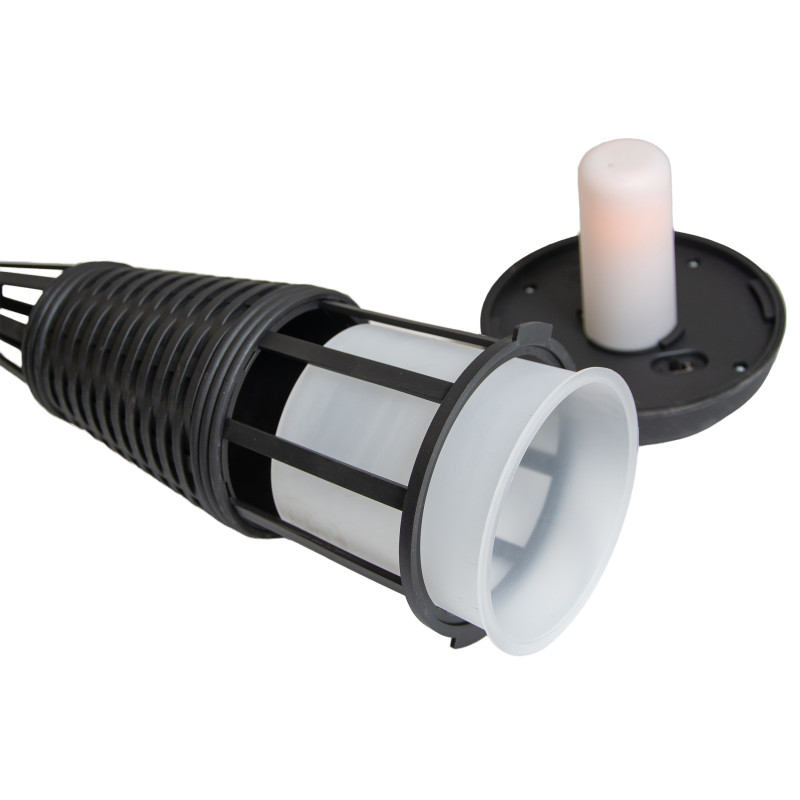 Pochodnia solarna 12,2x108cm lampa solarna z płomieniem - 3 sztuki