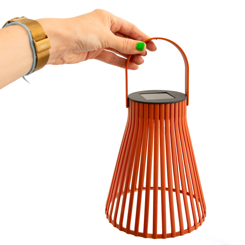 Lampion ogrodowy Klosz świetlny Solarny do Ogrodu 26 cm - 6 sztuk