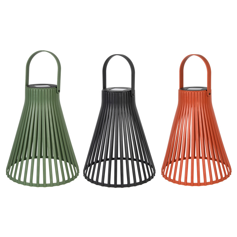 Lampion ogrodowy Klosz świetlny Solarny do Ogrodu 26 cm - 6 sztuk