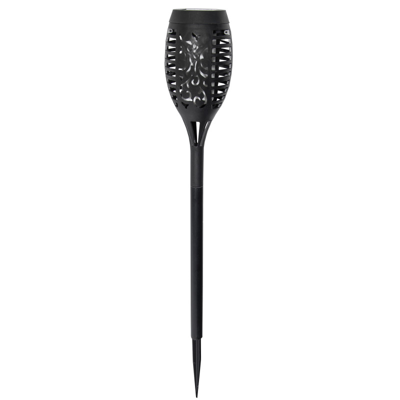 Pochodnia solarna mała 7,5x50,5cm lampa solarna z efektem płomienia- 3 sztuki