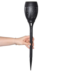 Pochodnia solarna 9,5x51cm lampa solarna z efektem płomienia - 6 sztuk