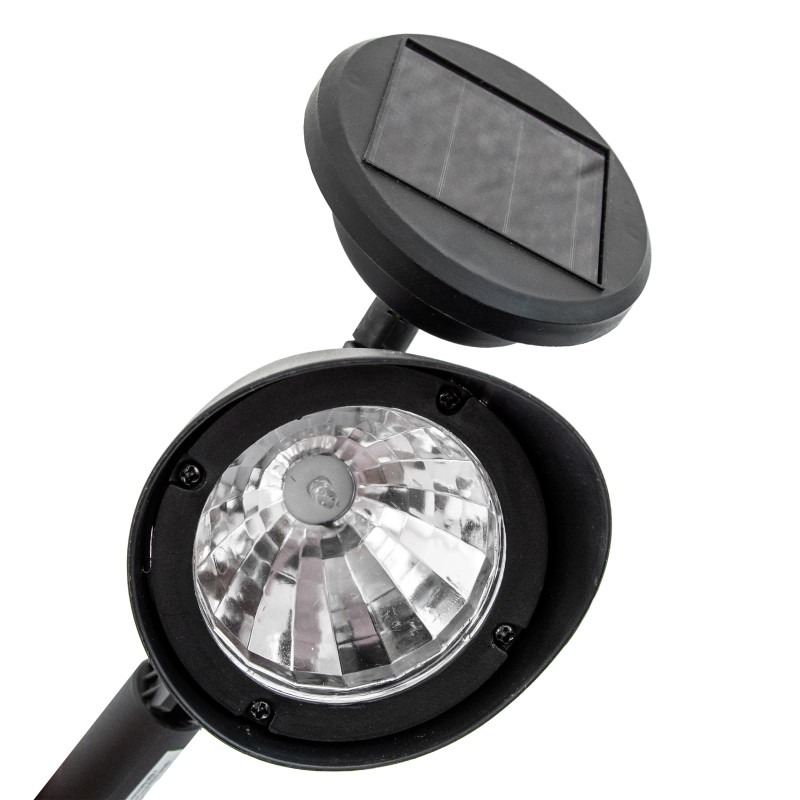 Lampa solarna 36 cm kolorowy reflektor - 6 sztuk