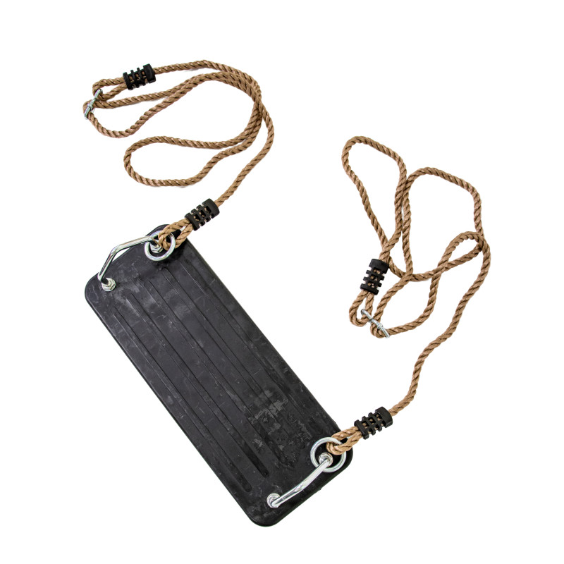 Gumowa huśtawka siedzisko kauczuk czarne