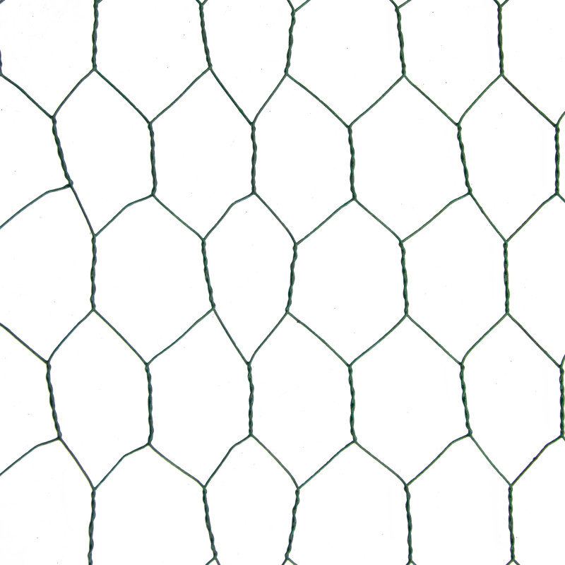Siatka hexagonalna PCV zielona 0,5x10m ogrodzenie 25x25mm