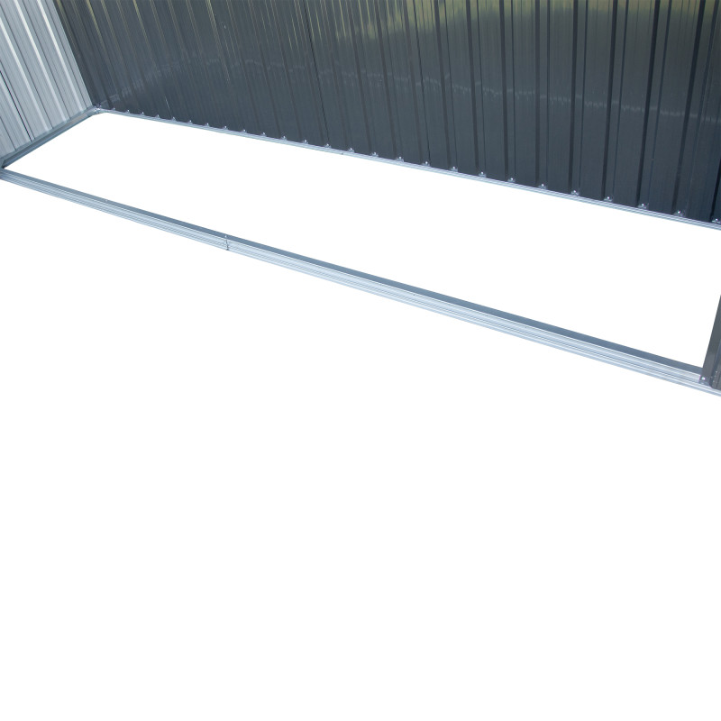 Stalowy domek narzędziowy 10m2 z drewutnią 324x313x149/190 narzędziownia blaszak