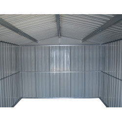 Stalowy domek narzędziowy z drewutnią 324x313x149/190 narzędziownia 10m2 blaszak