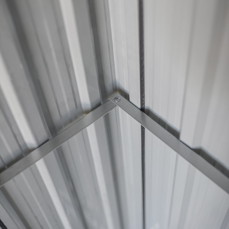 Stalowy domek narzędziowy 10m2 z drewutnią 324x313x149/190 narzędziownia blaszak