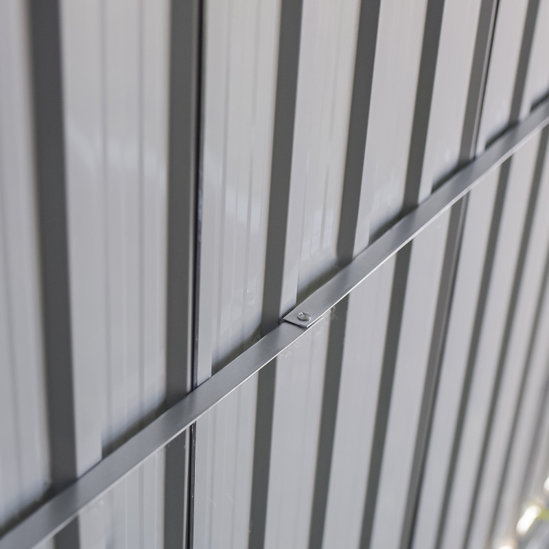 Stalowy domek narzędziowy 10m2 z drewutnią 324x313x149/190 narzędziownia blaszak