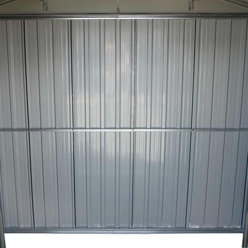 Stalowy domek narzędziowy 3,5m2 z drewutnią 130x279x196 narzędziownia blaszak