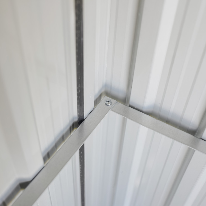 Stalowy domek narzędziowy 3,5m2 z drewutnią 130x279x196 narzędziownia blaszak