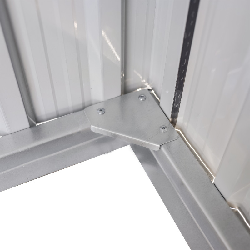 Stalowy domek narzędziowy 3,5m2 z drewutnią 130x279x196 narzędziownia blaszak