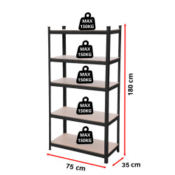 Regał metalowy magazynowy...