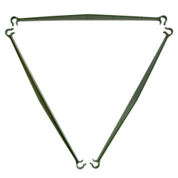 Łącznik do tyczek pionowych 11mm zestaw 9 szt.