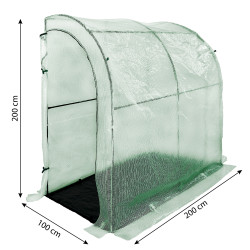 Mini tunel przyścienny 2x1x2m zielony