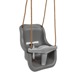 Siedzisko Kubełkowe Szare dla dzieci na plac zabaw