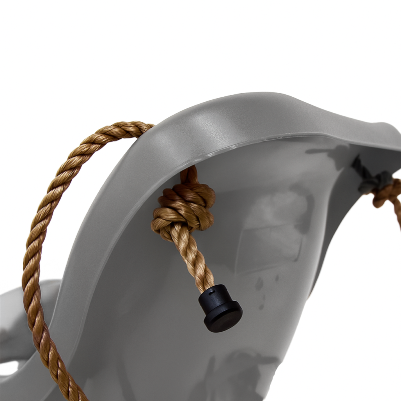 Siedzisko Kubełkowe Szare dla dzieci na plac zabaw