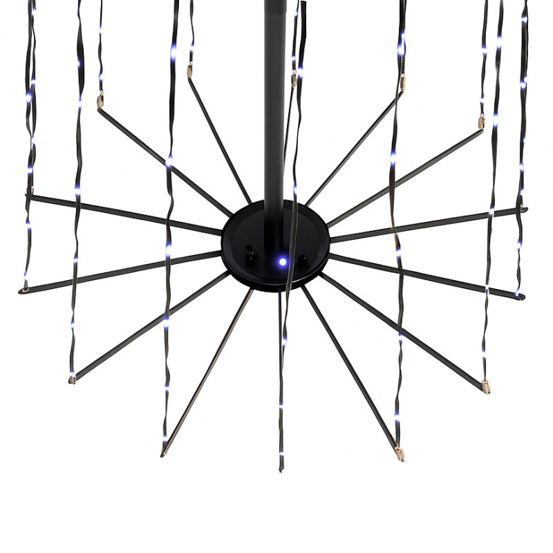 Choinka świecąca 250 LED 180cm Ø 60cm stelaż światełka APLIKACJA pilot