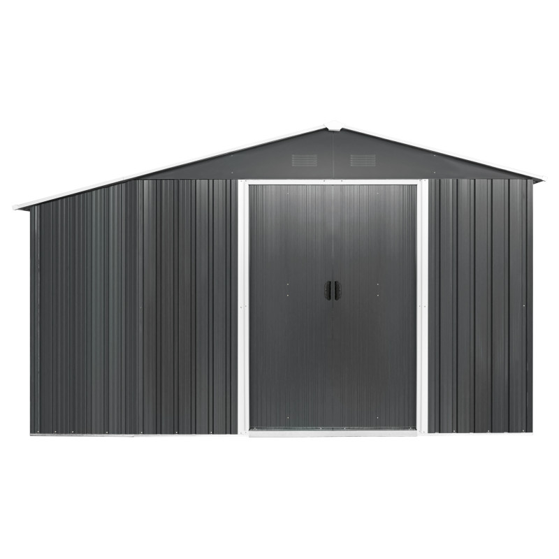 Stalowy domek narzędziowy 6m2 z drewutnią 196x322x196 cm narzędziownia blaszak