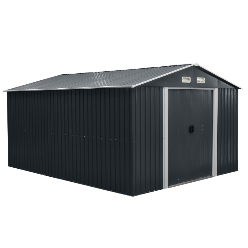 Stalowy domek narzędziowy 367x301x214 narzędziownia 11m2 blaszak