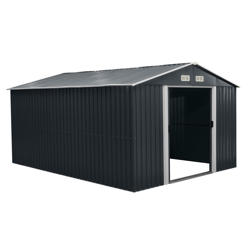 Stalowy domek narzędziowy 367x301x214 narzędziownia 11m2 blaszak