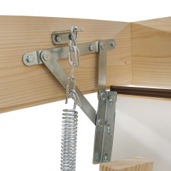 Drewniane Schody Strychowe NORDIC 87mm 120x60 + dodatkowa uszczelka