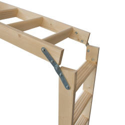 Drewniane schody strychowe NORDIC 120x60 H-310 87mm + Dodatkowa uszczelka