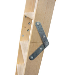 Drewniane schody strychowe NORDIC 120x70 H-310 87mm + Dodatkowa uszczelka