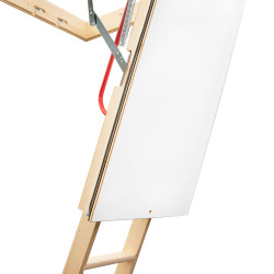 Drewniane schody strychowe NORDIC 120x70 H-310 87mm + Dodatkowa uszczelka