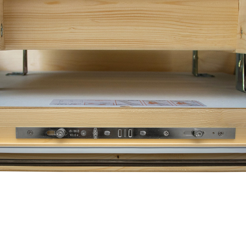 Drewniane schody strychowe NORDIC 120x70 H-310 87mm + Dodatkowa uszczelka