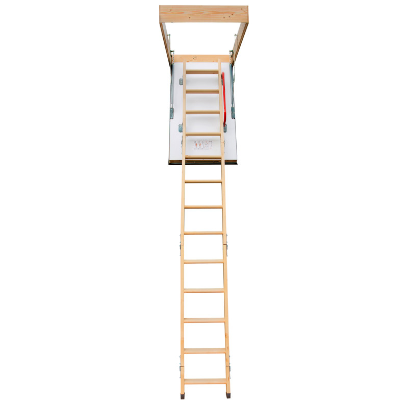 Drewniane schody strychowe NORDIC 120x60 H-310 87mm + Dodatkowa uszczelka