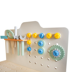 Drewniany warsztat Majsterek stolik narzędziowy