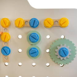 Drewniany warsztat Majsterek stolik narzędziowy