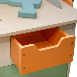 Drewniany warsztat Majsterek stolik narzędziowy