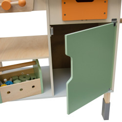 Drewniany warsztat Majsterek stolik narzędziowy