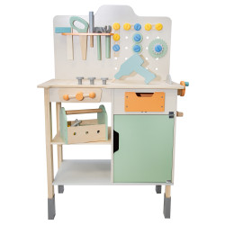 Drewniany warsztat Majsterek stolik narzędziowy