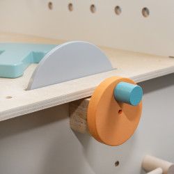 Drewniany warsztat Majsterek stolik narzędziowy