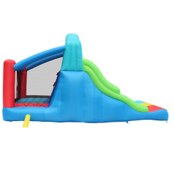 Dmuchany zamek TRIPLE SLIDE trampolina HappyHop 3 zjeżdżalnie